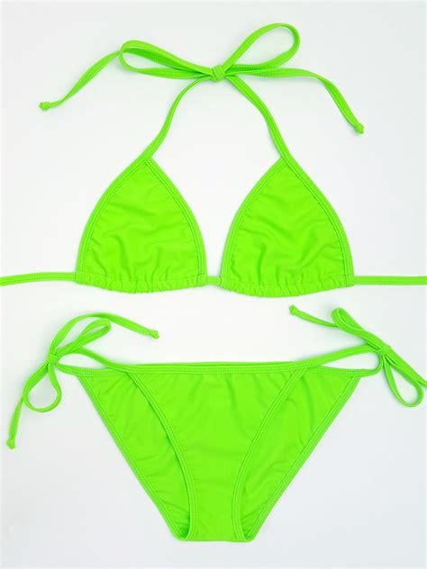 Green bikinis 